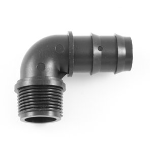 Уголок для капельного полива 16 x 1/2" НР (Plast Project 6220.016D)
