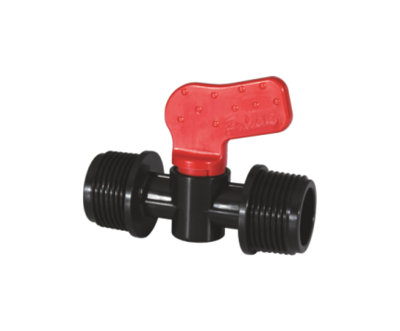 Кран для капельного полива 3/4" НР x 3/4" НР (Poliext 07300030)